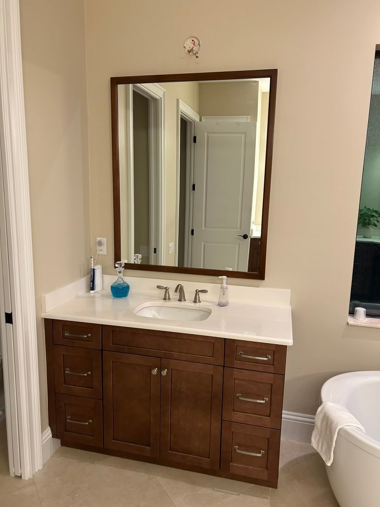 Custom residential woodworking project