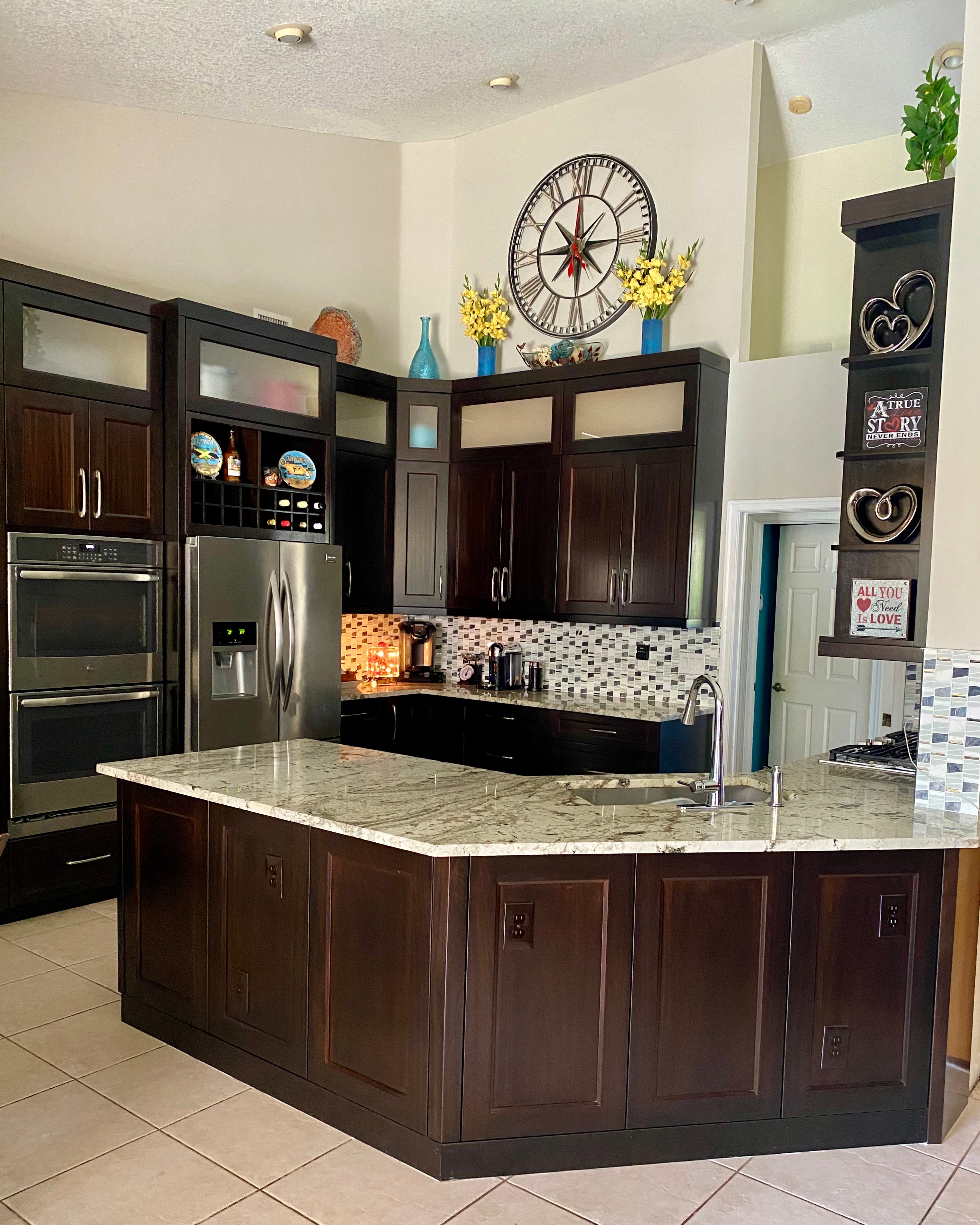 Custom residential woodworking project